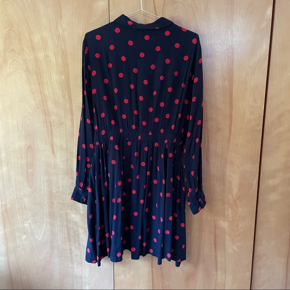 NWT Ganni‎ Barra Dress Polka Dots 42 - Picture 3 of 9